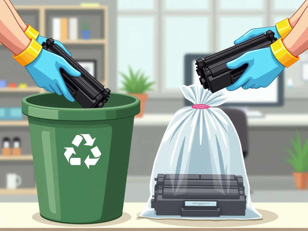 Cách xử lý chất thải bột mực từ máy in hiệu quả