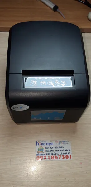 Sửa máy in bill — Kiểm tra máy in bill tại bàn kỹ thuật trước khi giao khách khu trung tâm